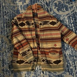 Chunky, Multi-Colored Cardigan